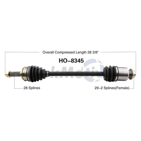 Surtrack Axle Cv Axle Shaft, Ho-8345 HO-8345